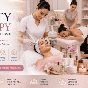 Professional beauty treatment session for Beauty Therapy Diploma online course