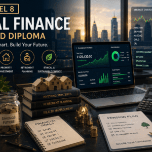 Professional reviewing investments and budgeting plans during Personal Finance Course training