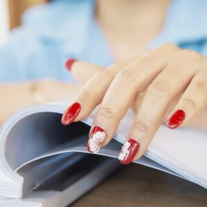 Master acrylic nail application, design techniques, and salon hygiene standards.