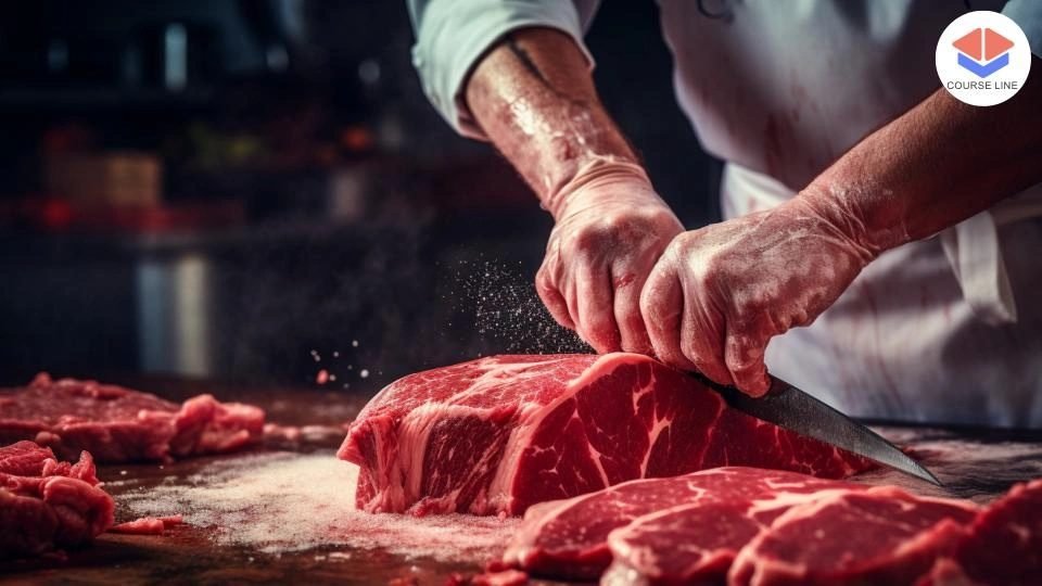 Learn professional meat cutting, food safety, and preparation skills for retail or commercial butchery.
