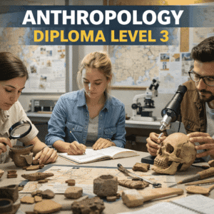 Anthropology Diploma Level 3 showing students analysing cultural artefacts and archaeological materials