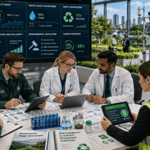Environmental Health Diploma training with pollution control, food safety, and sustainability professionals