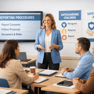 Professional training session on pastoral safeguarding for protecting vulnerable individuals in education and community settings