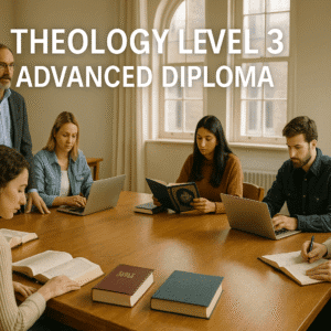 Theology Advanced Diploma Level 3 classroom with students studying sacred texts