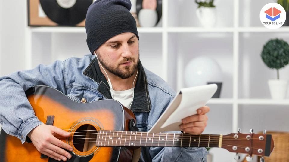 Learn the basics of music notation, scales, chords, and rhythm in music theory.