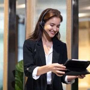 Train in receptionist skills with focus on diary management, MS Office, and customer service.
