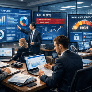 Compliance Analyst Diploma training in a modern compliance and risk management office environment