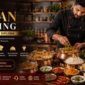 Professional chef preparing authentic regional dishes in an Indian Cooking Course kitchen environment