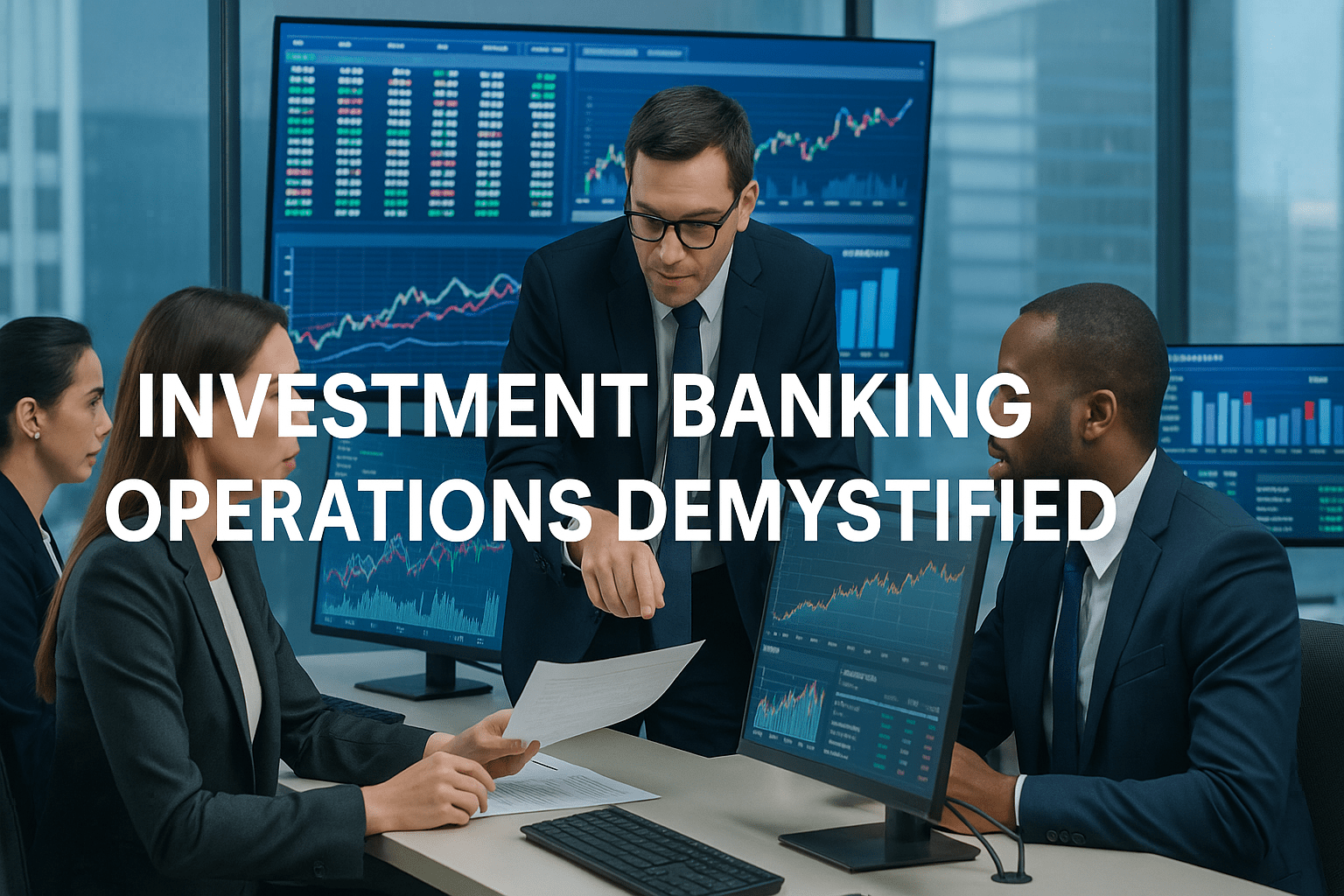 investment banking operations training with trade settlements and compliance overview