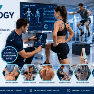 Kinesiology Diploma course showing movement assessment and sports rehabilitation training