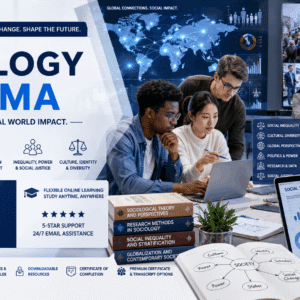 Students analysing society and social research in Sociology Diploma online course
