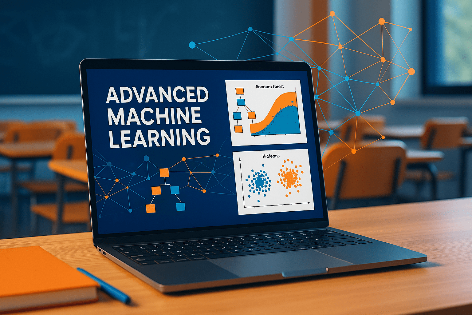 Advanced machine learning concepts visualised with trees, ensembles, and clustering models in Python
