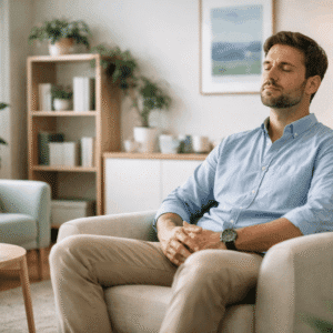 Anger Management Course showing a calm learning environment focused on emotional control and self-awareness