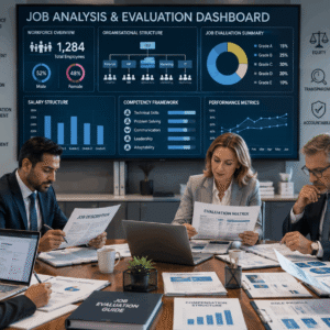 HR professionals conducting workforce assessment and role evaluation in a Job Analysis Course environment
