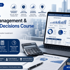ACCA Financial Management course covering investment appraisal, WACC, capital structure, valuation and risk management