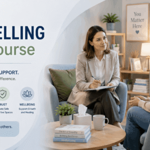 Counselling Skills Course showing a professional counselling session focused on listening, empathy, and supportive communication