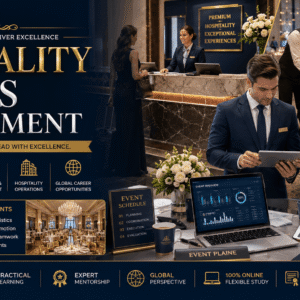 Luxury hospitality venue showcasing Hospitality Events Management with event planning, guest service, and business operations
