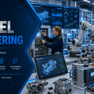 Professional students learning T Level Engineering systems, processes, and practical problem-solving in a modern workshop