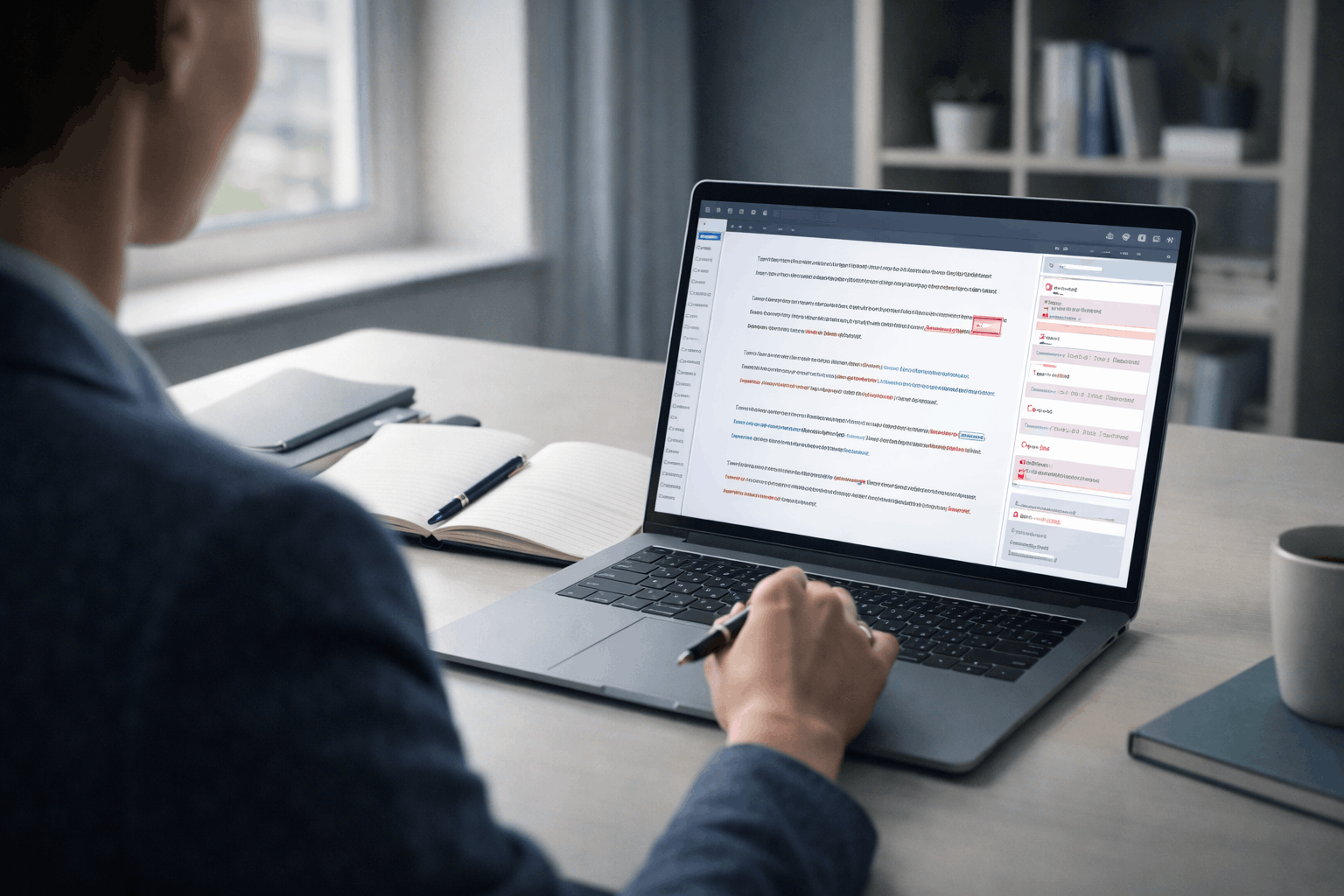 Editing and Proofreading Certification training showing professional reviewing text for grammar, clarity, and accuracy