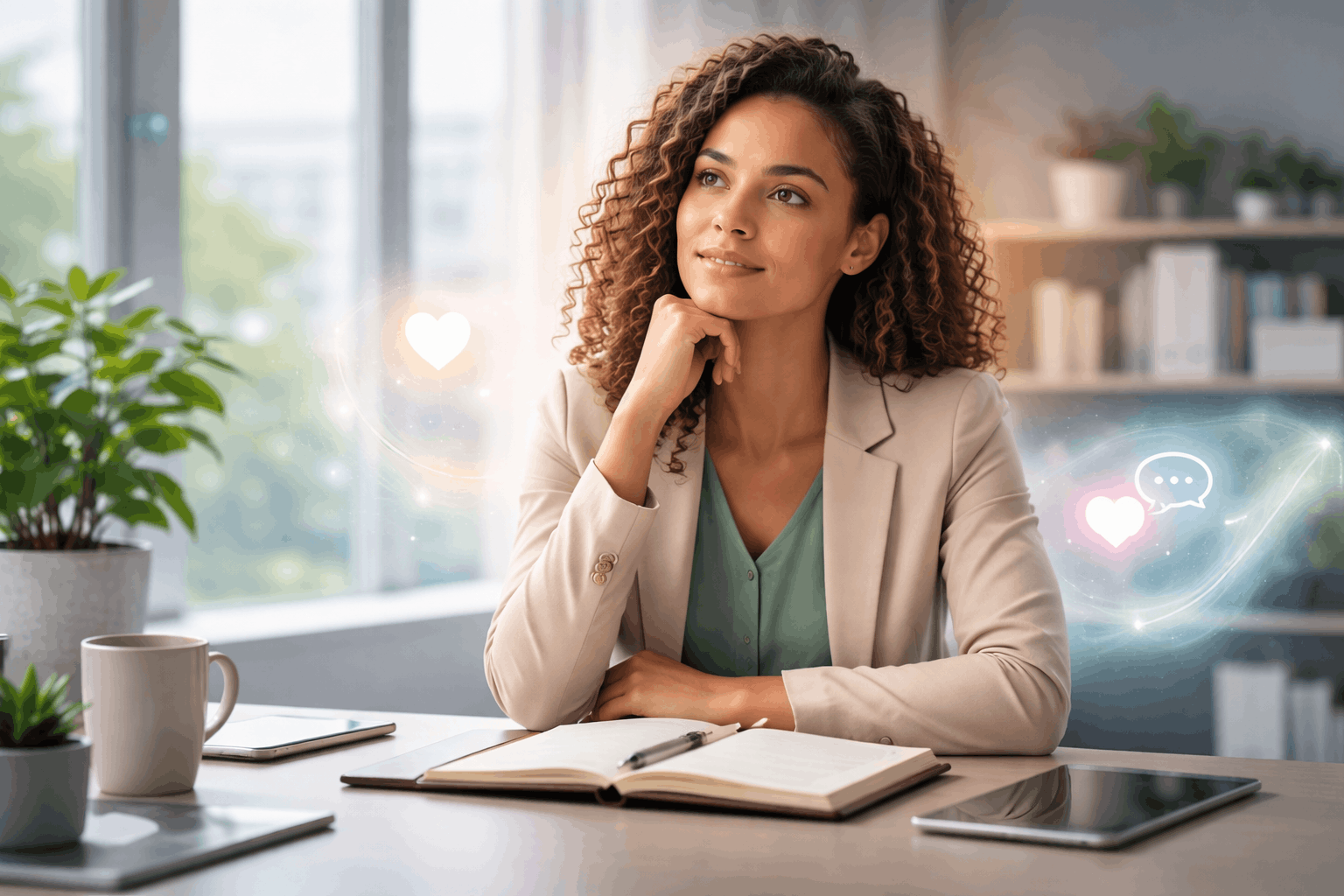 Emotional Intelligence Certification training showing professional developing empathy, self-awareness, and communication skills