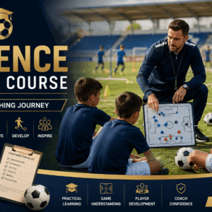 UEFA C Licence Coaching course showing football training, coaching methods and player development concepts.
