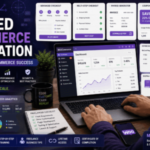 Freelancer learning WooCommerce customization with checkout optimization and e-commerce dashboard tools