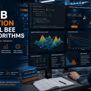 Engineer using MATLAB Optimization techniques with Artificial Bee Colony algorithm and mathematical models.