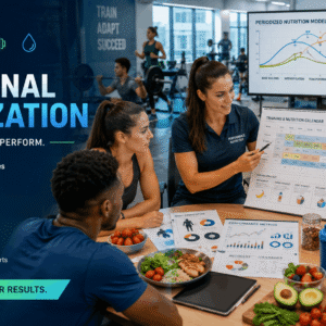 Sports nutrition coach planning Nutritional Periodization strategies for athletes in strength and endurance training.