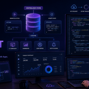Redux Toolkit Course featuring React state management, Redux workflow, application code and modern web development