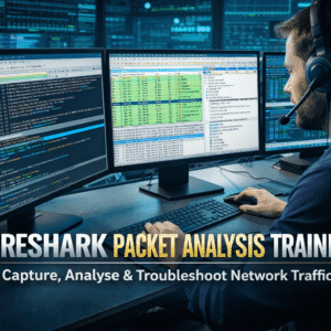 wireshark packet analysis showing packet capture and protocol decoding on a network analyst workstation